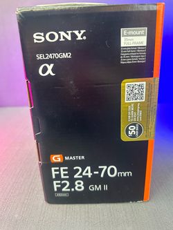 Sony FE 24-70mm f/2.8 GM II Lens (Sony E)