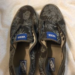 Vans Beach Print Slip On Sneakers Men’s 12