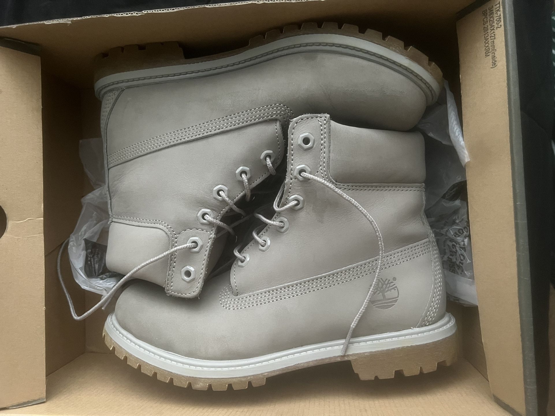 Gray Timberland women’s Boots