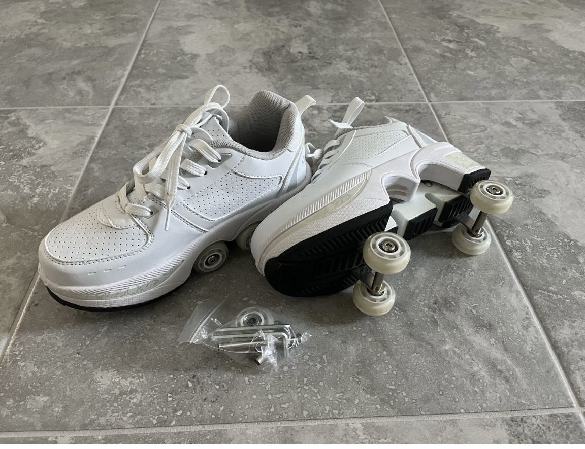 Ladies Shoe Retractable Skates