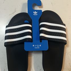 Women’s Adidas Adilette Slides, New, Size 8