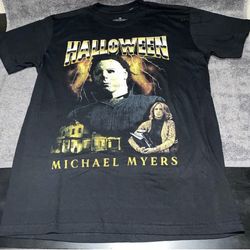 John Carpenters Halloween Movie Michael Myers Black T Shirt New