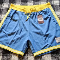 Mitchell & Ness Branded Game Day Shorts 'Blue Yellow'