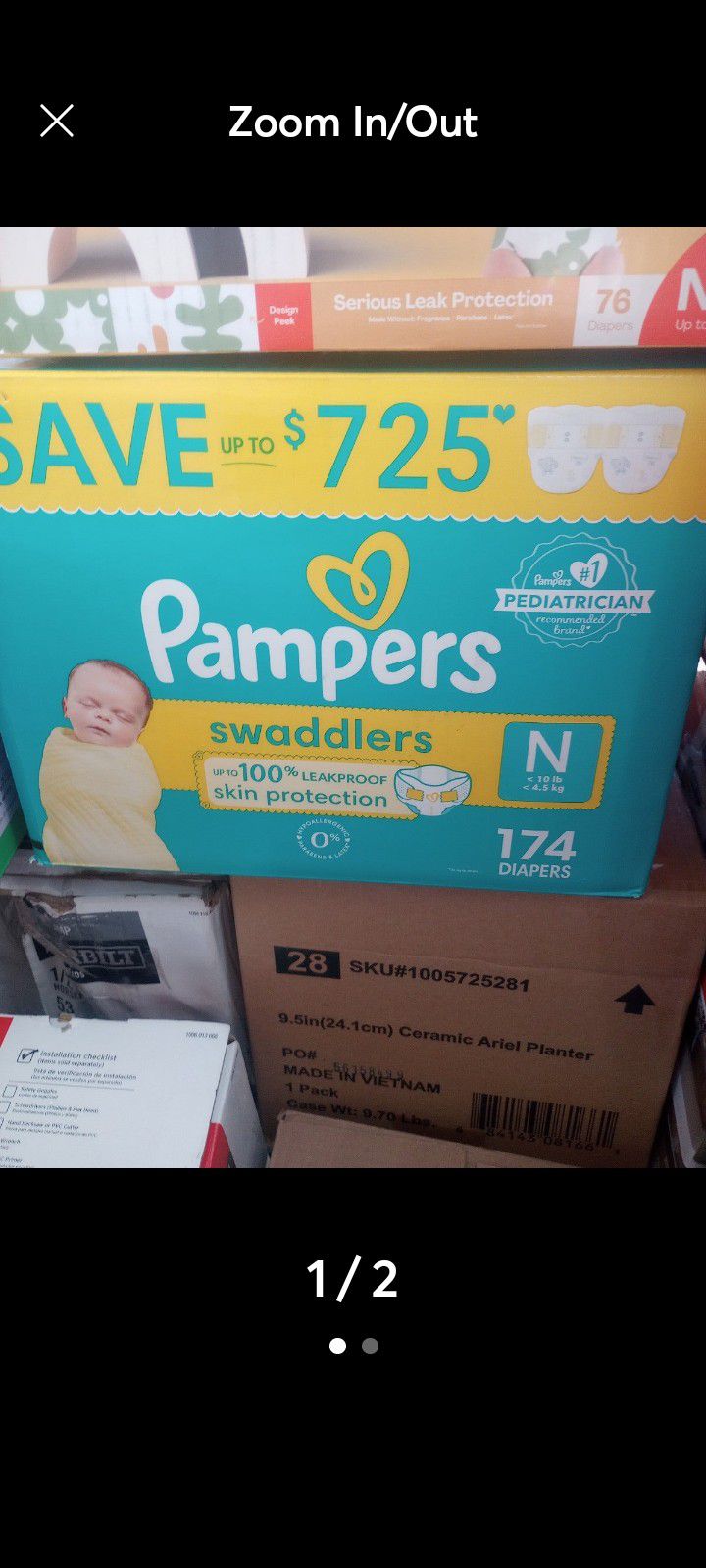 Pampers Newborn 15.00 Box Air Fryer 25.00