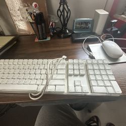 Apple Keyboard-mouse And Mouse Pad