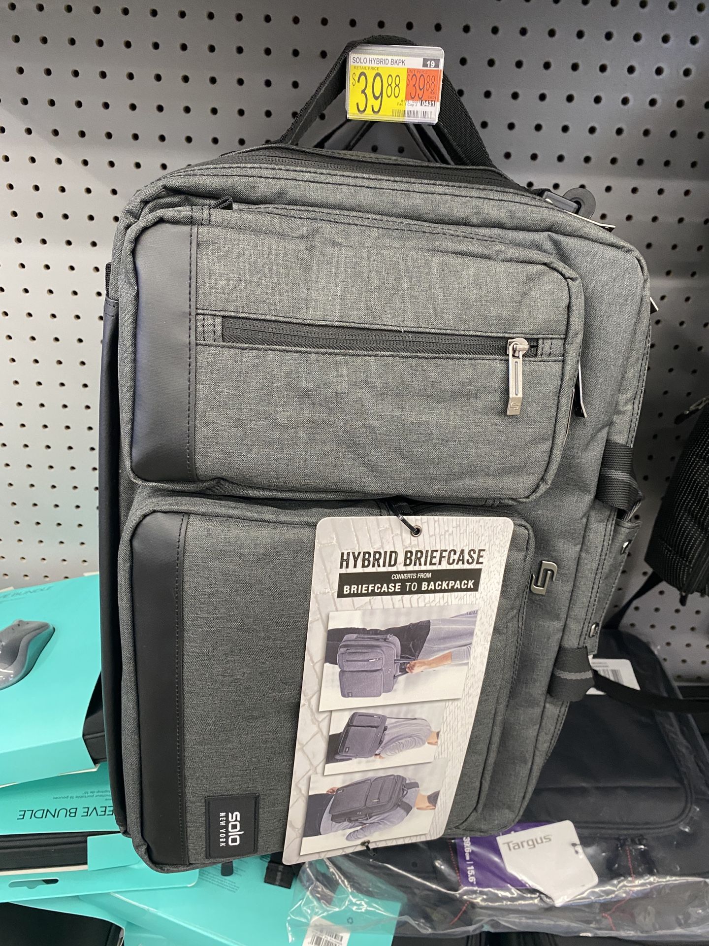Hybrid Briefcase (briefcase to backpack)