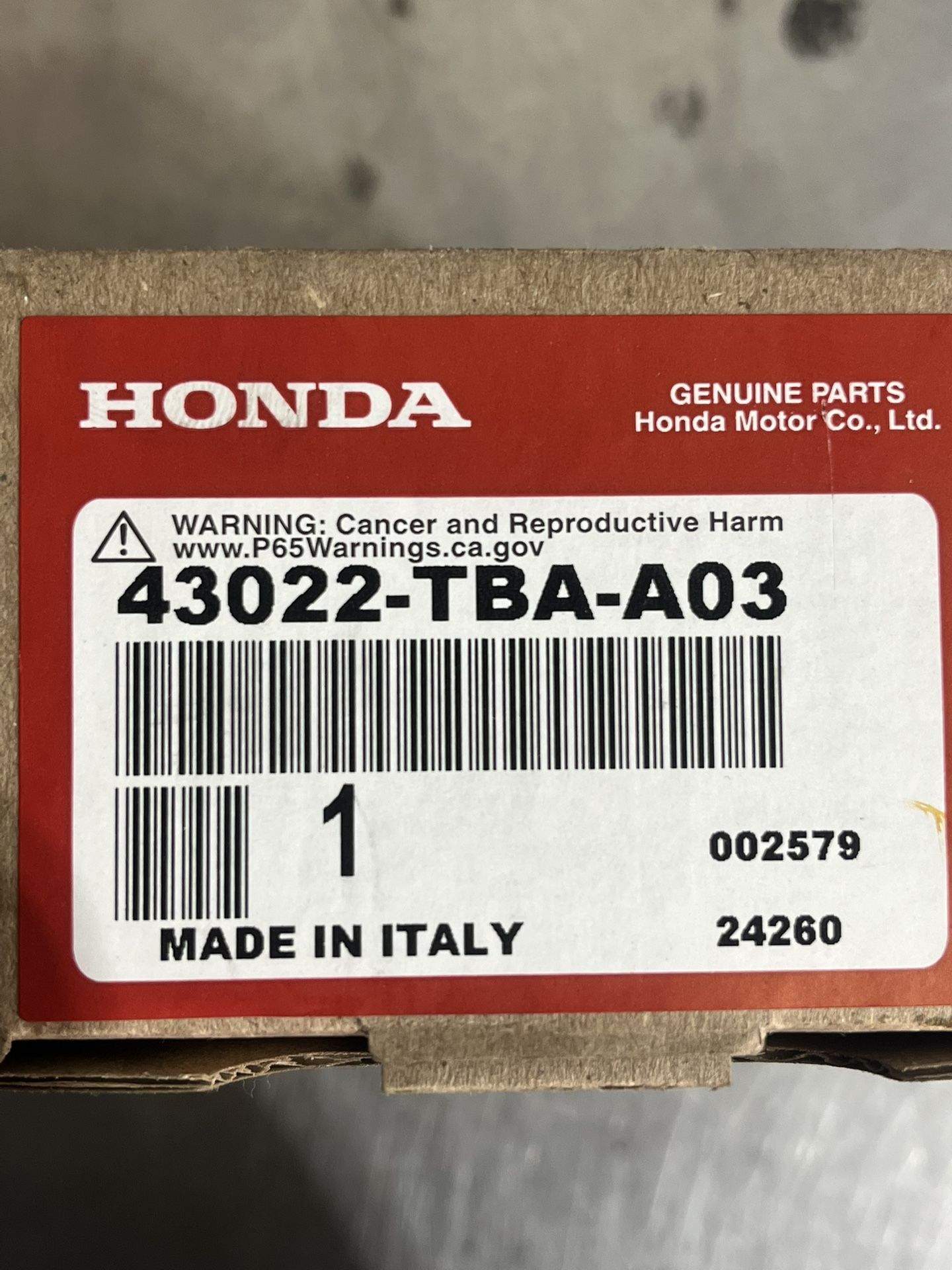 Honda Brake Pads