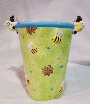 Photo Vintage WCL Bumble Bee Vase