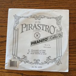 Pirastro Piranito 3/4-1/2 Cello D String New