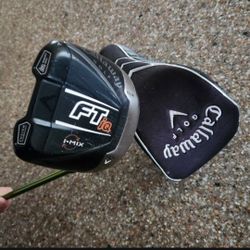 9.5° Callaway FT-QI Tour RH Square Driver _ Aldila Stiff Flex Graphite Shaft _ Right Handed Golf Ball Club