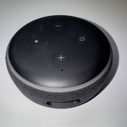 Amazon Echo 3rd Gen Alexa Smart Speaker Charcoal Tested Works No Power Cord