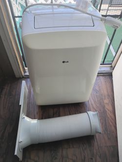5 months old White LG portable air conditioner w/ remote