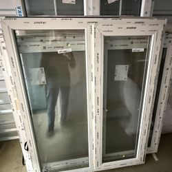 New Energy-Efficient Windows Aluplast / Veka — Size 47x59 inches