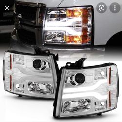 2013 Chevy Silverado  Headlights