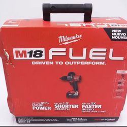 Milwaukee 2803-22 M18 FUEL Brushless 1/2" Drill/Driver Kit W/(2) BATTS NISB FSHP