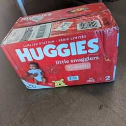 Huggies Little Snugglers Baby Diapers, Size 2, 84 ct