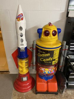 Vintage Robot And Space Vending Machines