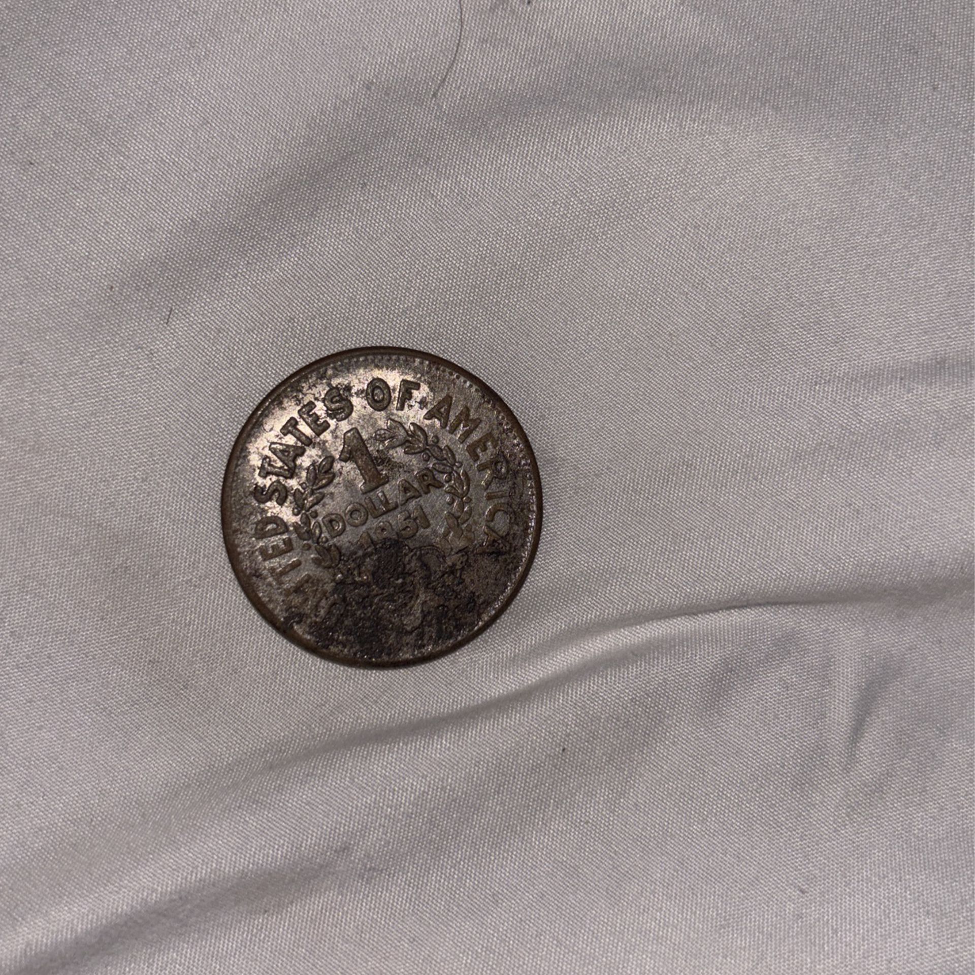 1851 Silver Dollar