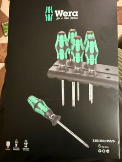 Wera 6 piece screwdriver set