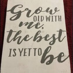 Wooden Sign