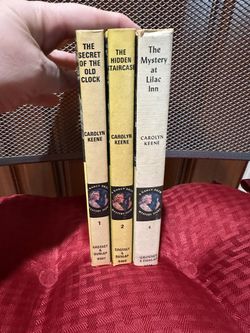 Vintage Nancy Drew Mystery Stories, 1, 2, & 4