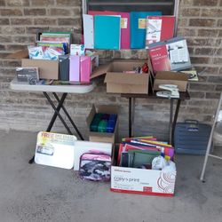 New Back To School Supplies For Sale. Ask For Prices.