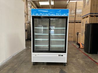 NSF Two glass door refrigerator G1.2YBM2F slide