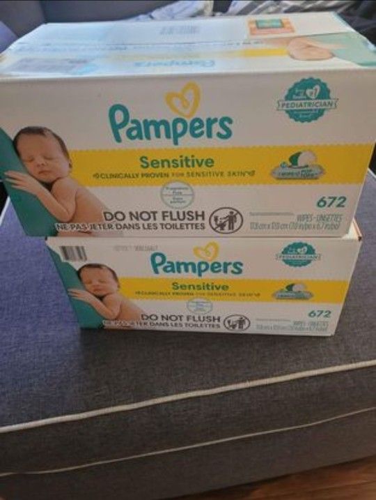 Pampers Sensitive Wipes 