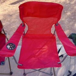 Camping Chairs And Fishing Poles