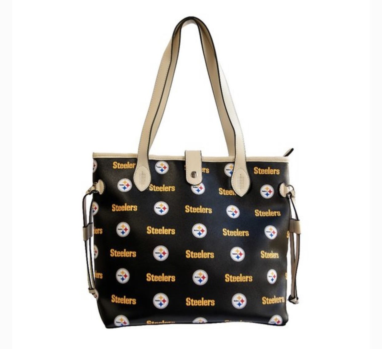 NFL Pittsburgh Steelers Victory Tote Bag Purse. Vegan Leather