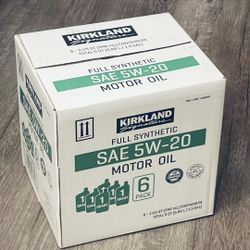 Kirkland Full Synthetic SAE 5W-20 Motor Oil 1Quart (6Pack)