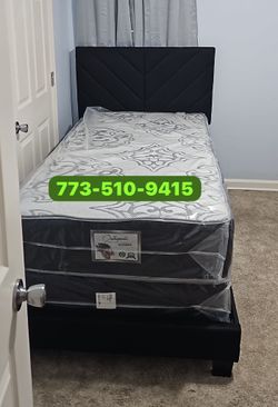 Twin Bed + Mattress + Box Spring 💥🚛