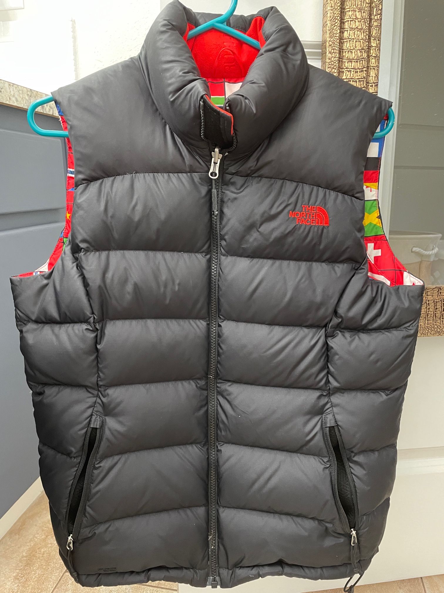 Rare Limited Edition North Face Flags Nupste 700 Down Puffer Vest