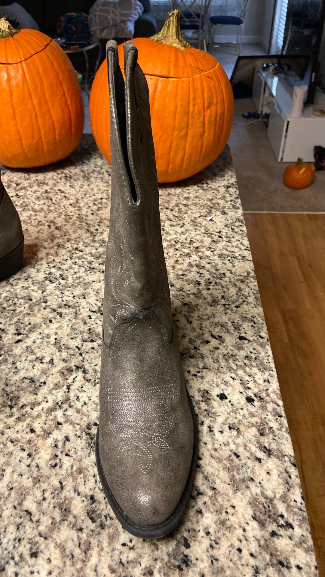 Cowboy boots. Only worn once.