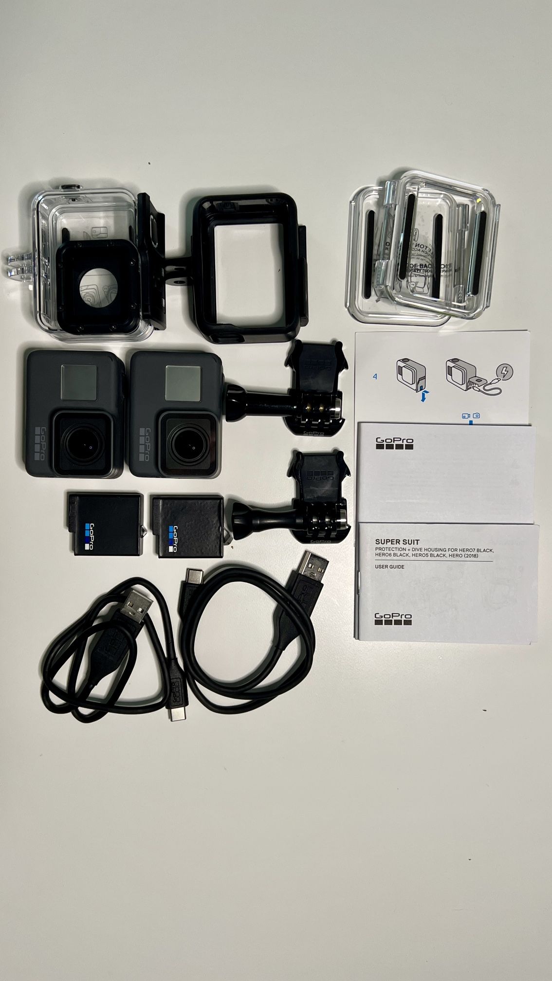 Two GoPro Hero Five Cameras For Sale. I Have 12 GoPro Cameras, Just Letting Some Of Them Go So I Can Buy Newer GoPros.