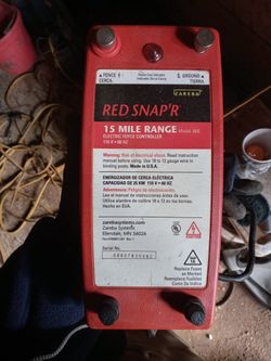Red Snap'r Electric Fence Controller