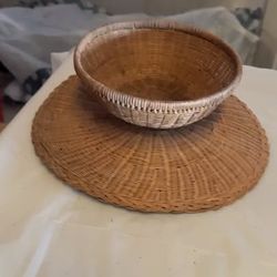 Woven Basket and Mat