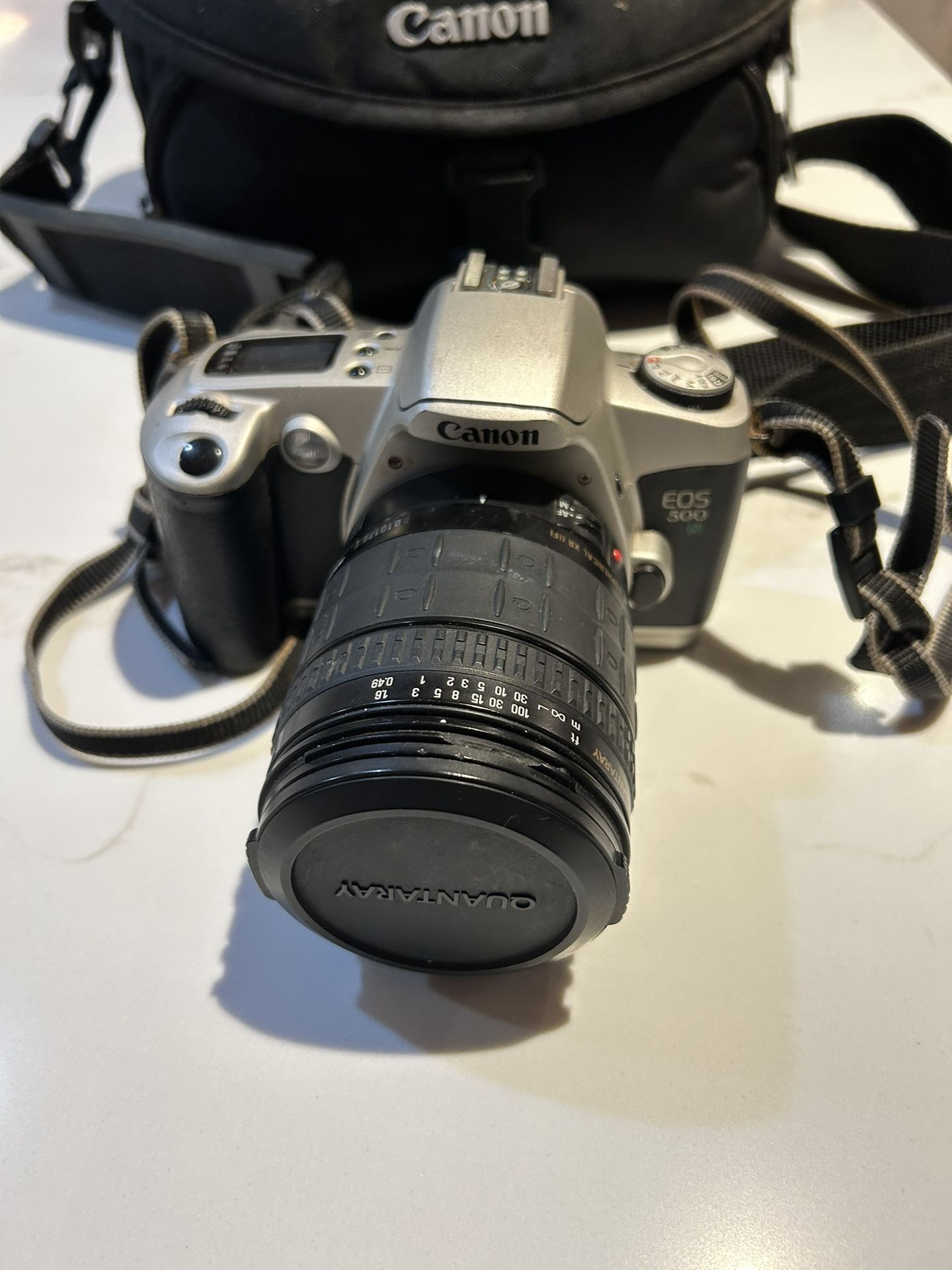 Canon EOS 500 N Camera and Bag