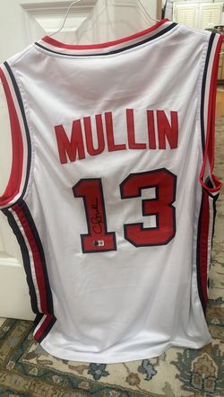 Chris Mullin Autographed/Signed and Beckett certified , Team USA #13 Jersey