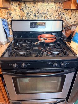 Range and microwave combo