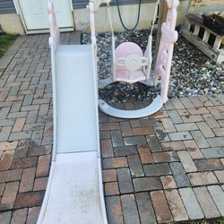 Toddler Swing And Slide Set