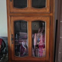 Entertainment Center Solid Wood 