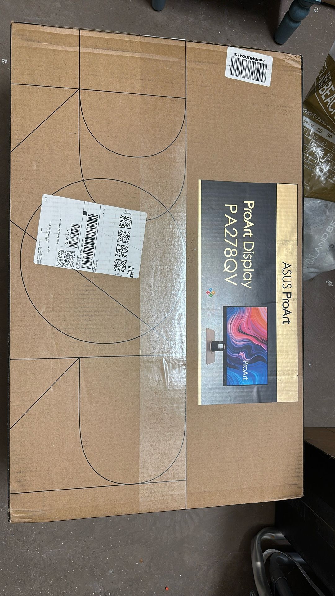 (2) 27” Monitors With Dual Desk Mount