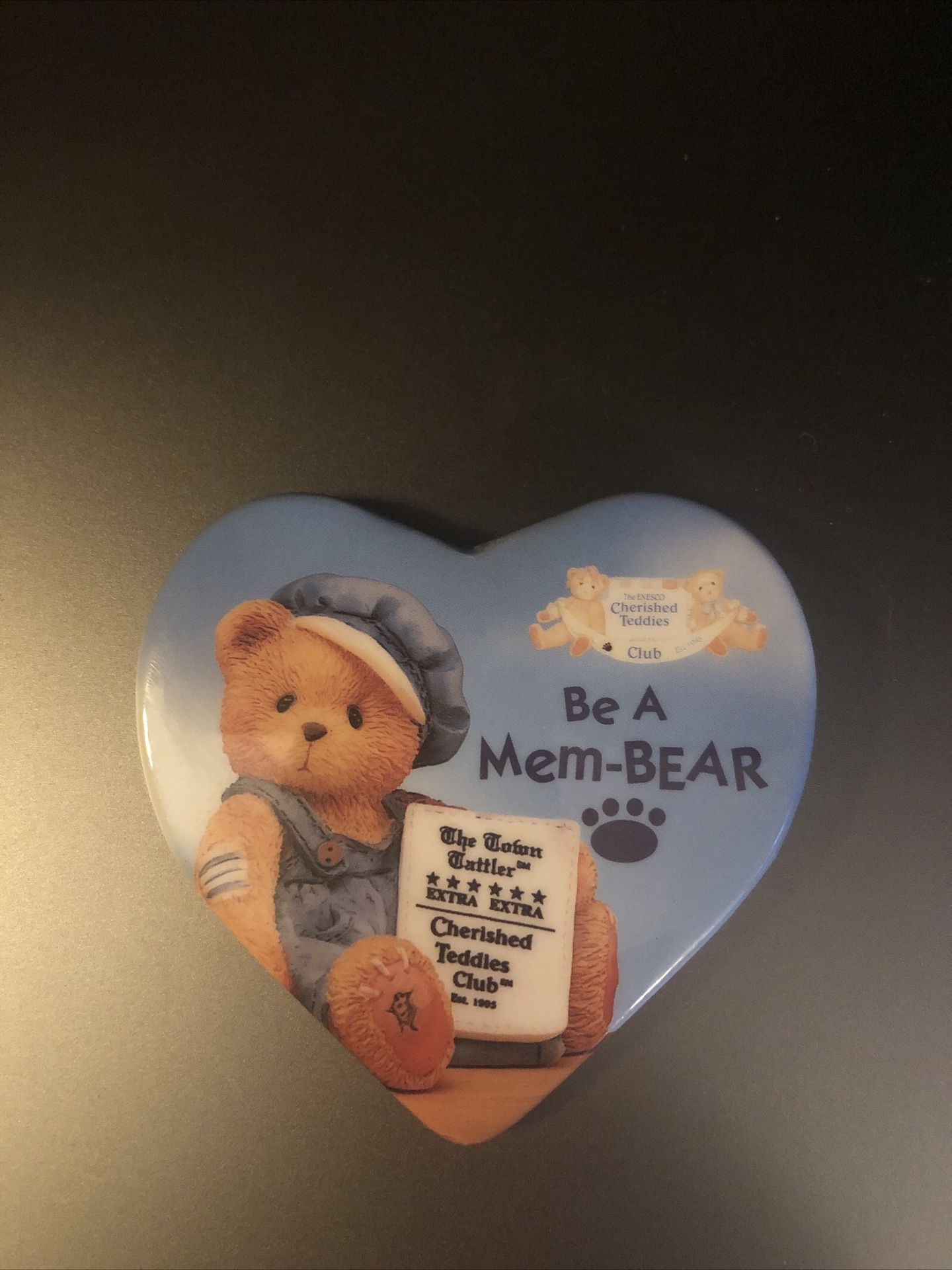 BE A MEM-BEAR CHERISHED TEDDIES ENESCO PIN 1995