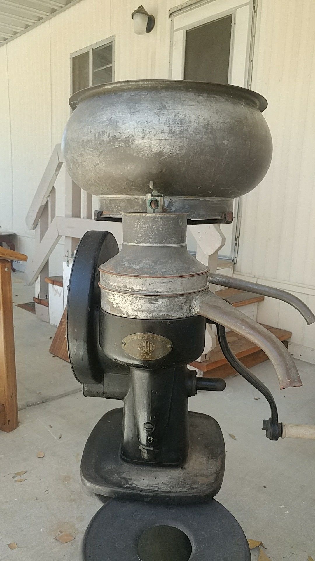Vintage cream separator McCormick-Deering Chicago USA made by International Harvester co.