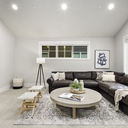 Restoration Hardware RH Lancaster Leather Sectional Sofa - Luxe Depth