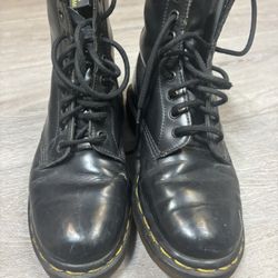 Original Doc Martin Black Combat Boots