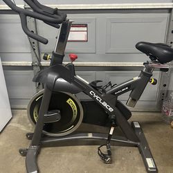✨New! CYCLACE EXERCISE BIKE STATIONARY, 330LBS CAPACITY - BLACK/STAINLESS STEEL