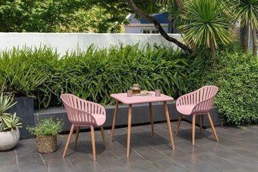 *BRAND NEW* Open Box 3 Piece Bistro Set Peony Pink