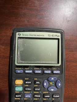 Ti 83 Plus calculator